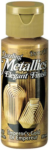 Deco Art Americana - Pintura acrílica metálica, Color Dorado Emperador