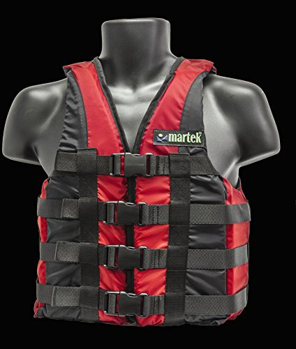 Kayak Ski Buoyancy Aid Impact Jacket Pfd - Colour: Red - Size: Xl 70+ Kg