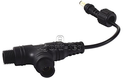 Agora-Tec® Y-Klinkenstecker (Ø ca. 5mm) Verteiler (wasserdicht) für LED-Ringe zur Erweiterung Solar Teichpumpen-Sets BL und BLH