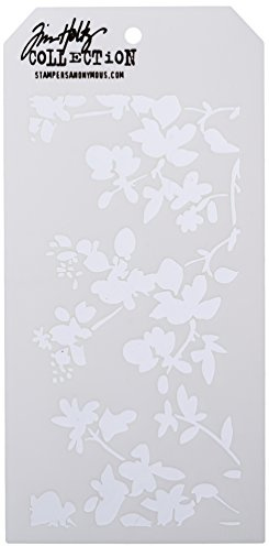 Stampers Anonymous Tim Holtz Layered Stencil 4.125X8.5, Blossom