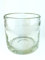 Dutz - Übertopf Vase Zylinder aus mundgeblasenem Glas clear handgeformt Höhe 18cm Durchmesser 18cm