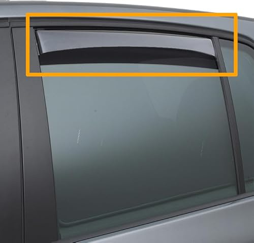 Hintere Windabweiser (1 Set) für die Fahrer und Beifahrerseite-CLI0044318 passend für OPEL MERIVA B TYP S-D/Monocab, Van, 5-Door, 2010-