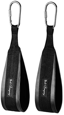 Bad Company Heavy Duty Armschlaufen zum Bauch- und Rückentraining aus Leder I BC-99