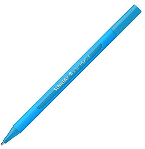 Schneider Schreibgeräte Kugelschreiber Slider Edge, Kappenmodell, XB, hellblau, Schaftf.: cyan-hellblau