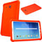 TECHGEAR Schutzhülle für Samsung Galaxy Tab E 9,6 (T560 T565), [Kinderfreundlich] Leichtes Koffer Silikon Soft Shell Anti-Rutsch-Shockproof verstärkte Ecken + Displayschutzfolie. - Rot