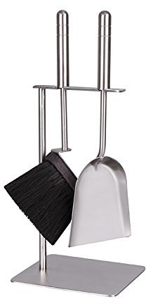 Schössmetall Kamingarnitur 2-teilig Camino-1|Edelstahl matt | 04570740