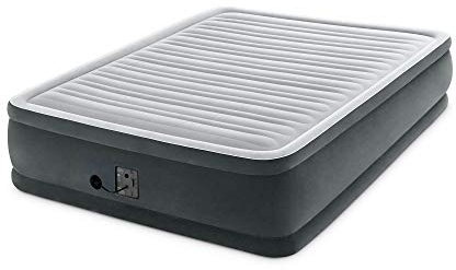 Intex Comfort Plush Elevated Dura-Beam Airbed with Internal Electric Pump, Bed Height 18