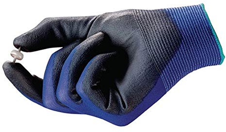 Handschuhe HyFlex® 11-618, Größe 11 blau/schwarz, 12 Paar