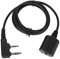 2 PIN Walkie Talkie Hand Mic Cable, K-head Radio Earpiece Speaker Mic Extension Cable Earpiece Adapter For All K-Head Walkie Talkies