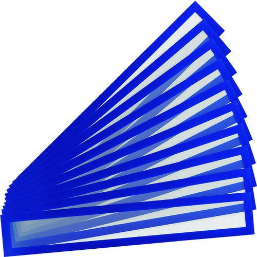Djois, 195221 - Magneto Pro Header, A3/A2, Blau, 10 Stück, Displayrahmen, Antireflex-Oberfläche, 4 Magnetstreifen, LEAN Management, Büros, Werkstätten, Visuelle Information