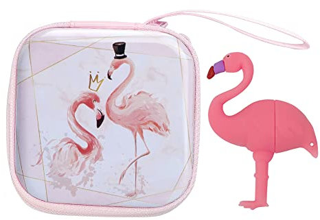 Clé USB 32Go Flamant,Flash Drive USB Cartoon Animaux Pendrive en Silicone (32Go,Flamant avec boîte)