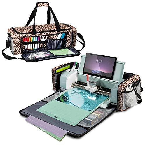 IMAGINING Tragetasche kompatibel mit Cricut Maker, Maker 3, Explore Air 2, Explore 3, große Öffnung Cricut Aufbewahrung für Cricut Zubehör