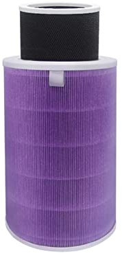LANGshaw Filtro del purificatore d'Aria Compatibile for Xiaomi Mi Mijia 1 2 2s 3 3h Filtro for purificatore ad Aria PRO Leisurely (Color : Purple with RFID Tag)