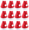 JSMTKJ 12 Stück Weihnachtsmütze - 29x 35 cm Nikolausmütze Mütze- Nikolausmütze für Erwachsene und Kinder -Weihnachten Mütze Set Weihnachtsdekorationen