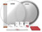 Evans Kit per rullante da 35,5 cm (35,5 cm), con punti inversi, testine per batteria con punti inverse, chiare, equalizzatori, cavi rullanti, bacchette, accessori di manutenzione