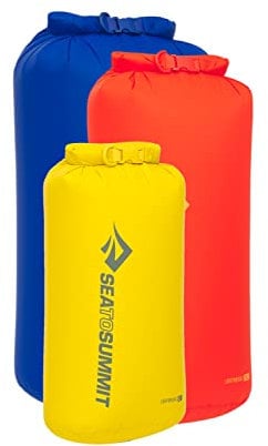 Sea to Summit Leichtes Dry Bag Set 8, 13, 20L Surf The Web, Sulphur, Spicy Orange, Surf The Web, Sulphur, Spicy Orange, Surf The Web, Sulphur, Spicy Orange, x, Kompakte Mama mit Kordelzug