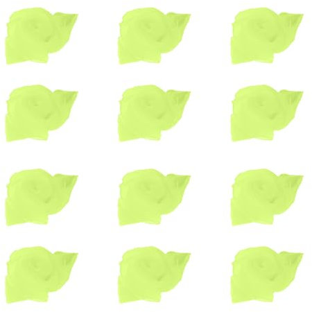 Larcele 12 Pcs Square Dance Jonglieren Schals für Kinder Mädchen Party Aktivitäten Zubehör Dekoration WDSJ-02 (Fluoreszierend Grün)