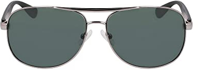 Nautica Men's Sunglasses N2245S - Gunmetal with Solid Green Lens