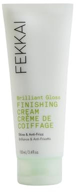 FEKKAI Brilliant Gloss FINISHING CREAM - Crème multi-tâches pour cheveux souples avec finition Glass Hair - Qualité salon - 100 ml