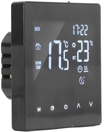 Intelligenter Thermostat, Touchscreen, Programmierbarer Boden-Wasserheizkessel-Controller, AC90-240 V (K2MRH3A WLAN)