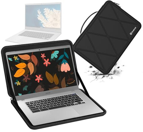 Smatree Hard EVA Protective Sleeve Case Compatible for 15.6 inch Samsung Chromebook 4+ Laptop and Anti-Shock Notebook Bag(X8286)