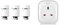 Drayton by Schneider Electric Wiser Smart Heating Radiator Thermostat Multipack, White & Drayton Wiser Smart Plug & Extender - Works with Amazon Alexa, Google Home, IFTTT