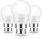 Flaspar B22 LED Bayonet Light Bulb, G45/P45 Golf Ball 7W LED 60W Incandescent Bulb Equivalent, 6000K Cool White 600Lm GLS Bulbs, Non Dimmable, 3 Pack