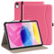 ZtotopCases Case for iPad 11th Generation 11 Inch 2025(A16)/iPad 10th Generation 10.9 Inch 2022, Premium Leather Business Cover with Auto Wake/Sleep, Multi-Angle Stand & Pencil Holder, Pink