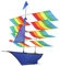 CaCaCook Riesiger 3D-Flugdrachen, Regenbogen-Flugdrachen, Segelboot-Flugdrachen Kinder Riesiger Regenbogen-Segelboot-Drachen Outdoor-Sport und Kinderspielaktivitäten