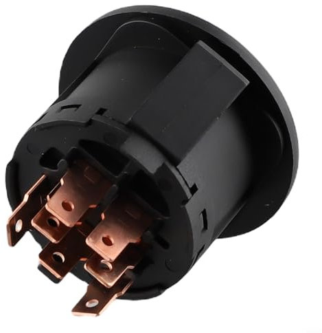 snowchecking Interrupteur d'allumage avec clé 7 bornes, pour tondeuses à gazon 532193350 21546319 705064 33457 LTS ST et GT - Interrupteur d'allumage de rechange avec clés, robuste et facile à