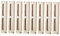 BESTonZON 8 STK Ladevorrichtung Für Dominosteine Domino-Clips Für Kleinkinder Halter Für Domino-kartensteckplatz Domino-Spiel Spielzeug Domino-Zug-Spielzeug-Clip Domino-zubehör Plastik Beige