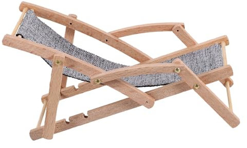 MOLUCKFU Miniatur-strandkorbmodell Für Puppenhäuser Mini-strandstuhl Aus Sicherem Material Als Dekoration Für Miniaturgärten Und Küstenszenen