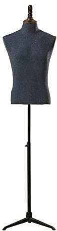 OLSKFUH Schneiderpuppenständer Für Damen, Torso-Schneiderpuppe, Torso-Körper Für Herren Mit Verstellbarem Stativständer, Ideal Zum Präsentieren Von Kleidung Klei,Blue