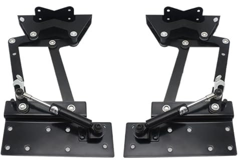 bisagras plegables, bisagras auto-bloqueadas, Bisagras plegables for muebles, marco con elevación for mesa de centro, mecanismo de elevación, accesorios de Hardware, 2 uds.