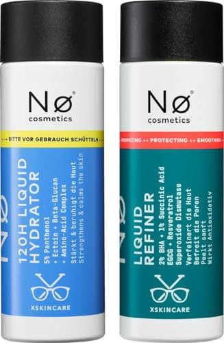 No Cosmetics 120H Liquid Hydrator 100 ml + No Cosmetics Liquid Refiner 100 ml + Purelife Sticker