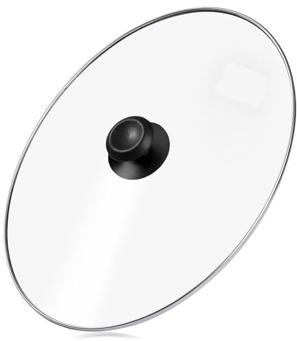 Oval Glass Lid 7 Quart Replacement for Crock Pot 7qt Slow Cooker SCV700SS and for Hamilton Beach Slow Cooker SCV700, 33474G, SCV700-KC, SCV700SS Replacement Oval 7 Quart Lids