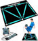 Fussball Matte Ballkontrolle,60x90 cm Fußballmatte,Fußballmatte mit Fussballtrainer,Fußball Schritt Trainingsmatte,Fussball Matte Ballkontrolle,Geschenk für Kinder und Fußballliebhaber
