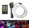 Croovepi Sound Activated LED Lights,7-color Voice-activated Light Strip | Automotive Trim for Dashboard Monitor Eaves Shelf Courtyard Bedroom Living Room TV