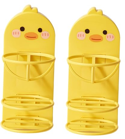 ULTECHNOVO 2 pièces Porte-éponge de Maquillage Mural Support Organisateur Cosmétique sans Perçage Rangement Compact pour Éponges et Produits de Beauté