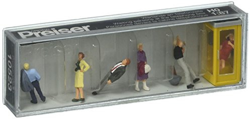 Preiser 1/87 th – pr10523 – Modelleisenbahnen – Menschen vor der Kabine solchen.