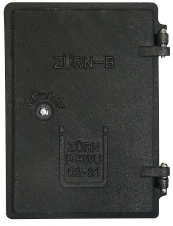 Kamino-Flam 331532 Kamintür Zürn B, Einbaumaß innen Rahmen, 155 x 228 mm