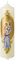 Marienkerzen 30 x 8 cm, Nr. 4