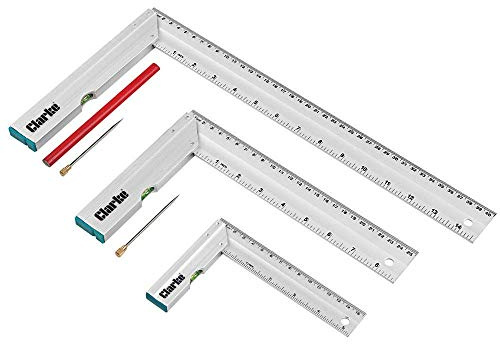 Clarke CHT724 3 Piece Try Square Set