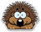 DestinationVinyl 2 x Happy Igel Vinyl Aufkleber Aufkleber Laptop Reise Gepäck Auto Cool Schild Fun # 6086-10cm/100mm Wide
