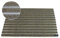 EMCO Eingangsmatte DIPLOMAT Rips sand 22mm Fußmatte Schmutzfangmatte Fußabtreter Antirutschmatte, Größe:590 x 390 mm