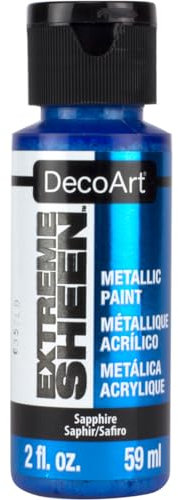 Deco Art Americana Extreme Sheen - Tarro de pintura, acrílico, zafiro, 59 ml (paquete de 1)
