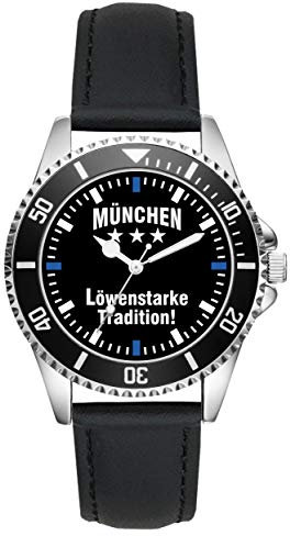 KIESENBERG München Löwen Geschenk Artikel Idee Fan Uhr L-2313