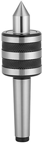 AUNMAS MT2 Live Center, 14.5cm / 5.7inch 0.01mm Accuracy Bearing Steel Lathe Revolving Centre Revolving Milling Tailstock Drill Bit Medium Lathe Machine Tool Accessory