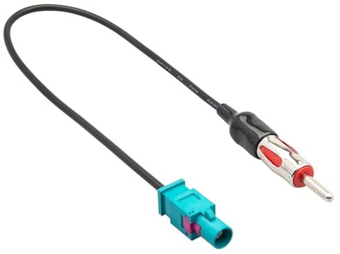 RED WOLF Auto Antennenadapter Fakra auf Din für Volkswagen VW BMW Audi Mercedes Ford Autoradio Antenne Adapterkabel Fakra zu Din Stecker 30cm