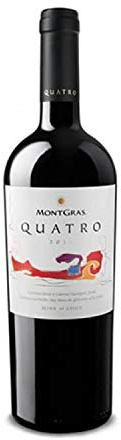 MontGras Quatro (1x 0,75L) | trocken | Rotwein | Chile | Cabernet Sauvignon